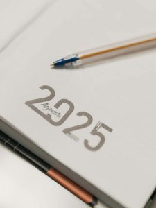 2025 day planner. Article title: Social Security in 2025
